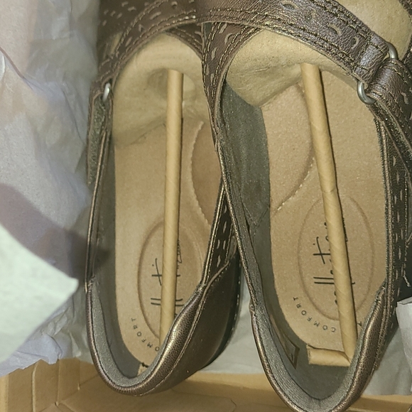 Clarks Women's Ashland Spin Q Loafer, Pewter, 7.5 M - Picture 8 of 13